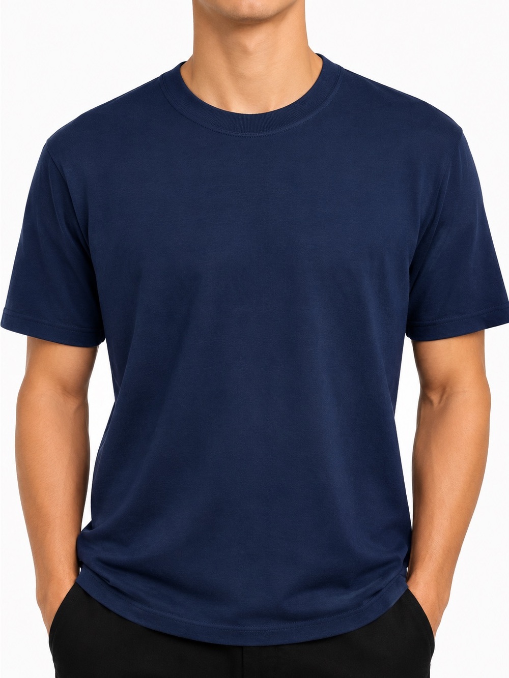 Uniqlo U Crew Neck Short Sleeve T-Shirt Navy Blue Men’s Size Medium M